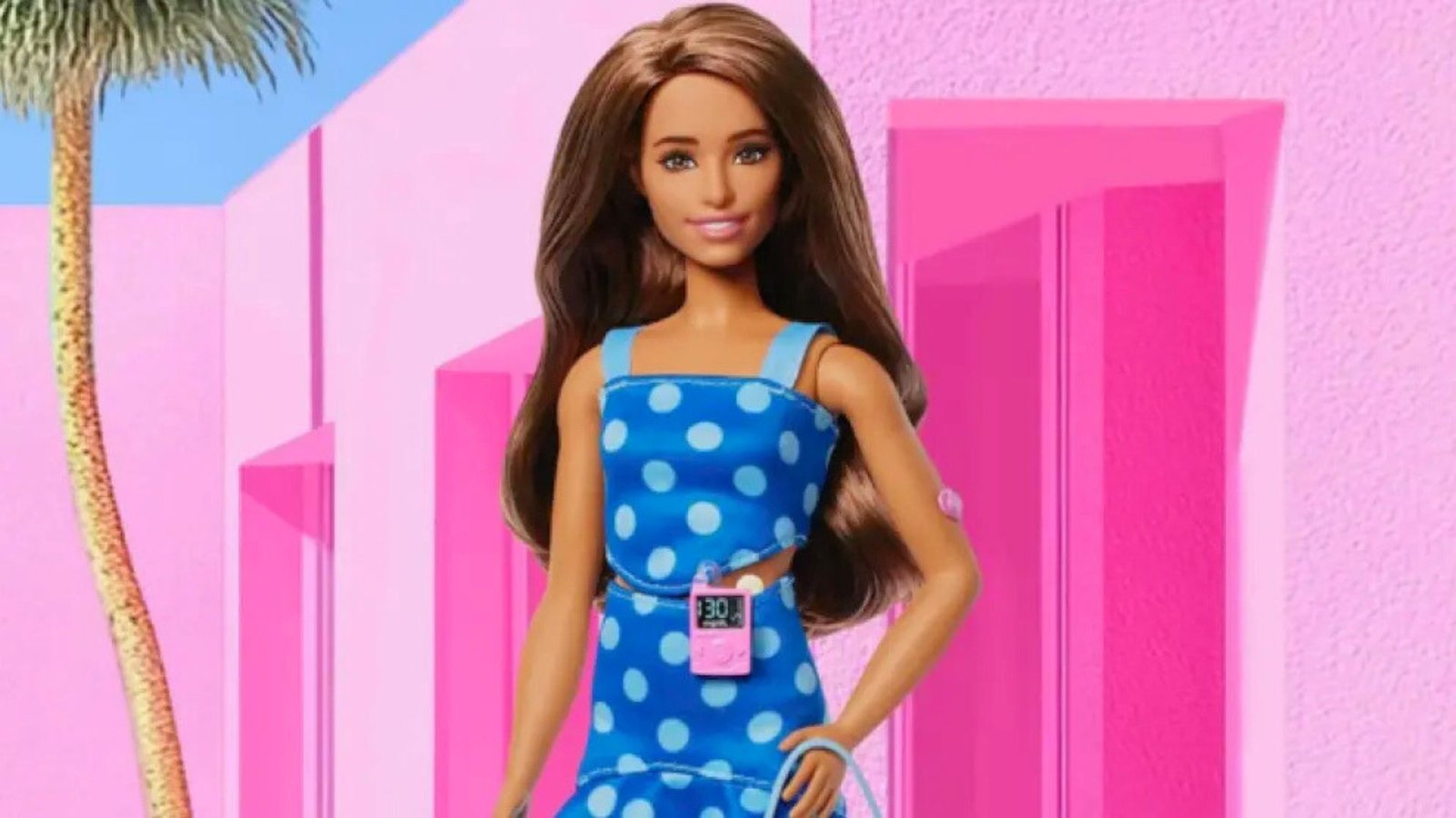 Así es la nueva Barbie con monitor de glucosa y bomba de insulina