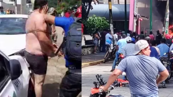 Pobladores de Tezonapa, Veracruz, queman patrullas y desnudan a agentes tras acusarlos de extorsión