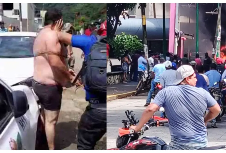 Pobladores de Tezonapa, Veracruz, queman patrullas y desnudan a agentes tras acusarlos de extorsión