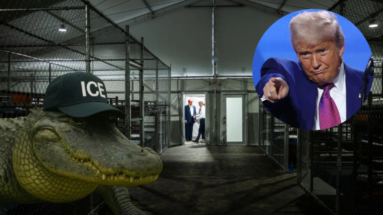 Inauguran “Alligator Alcatraz”, la nueva prisión para migrantes en Florida