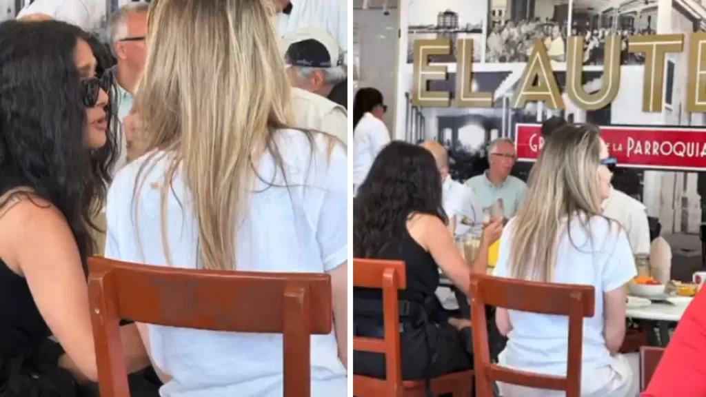 Captan a Salma Hayek y Angelina Jolie comiendo huevo con frijoles en Veracruz