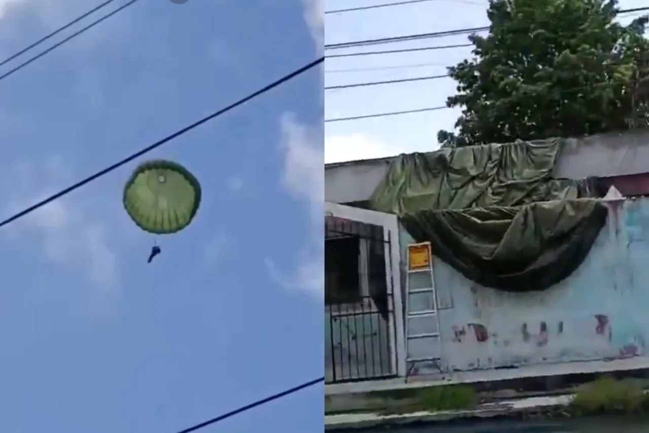 Video: Paracaidista de la Semar sufre accidente