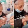 Mujer de 102 años se despide de su hijo de 82 en sus últimos momentos
