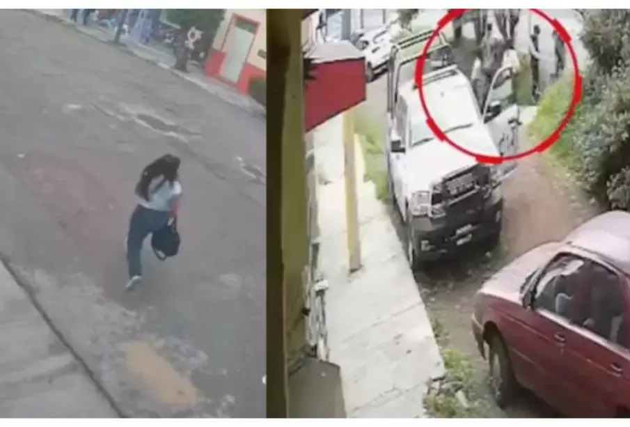 Asaltante es atropellado mientras huía tras golpear a una mujer en Puebla (VIDEO)