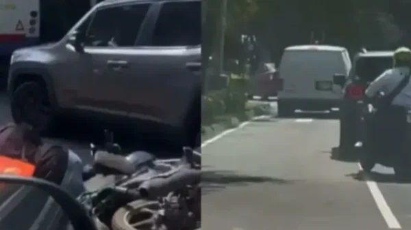Captan a mujer arrollando a un repartidor y darse a la fuga en CDMX: la apodan “Lady Jeep” (VIDEO)