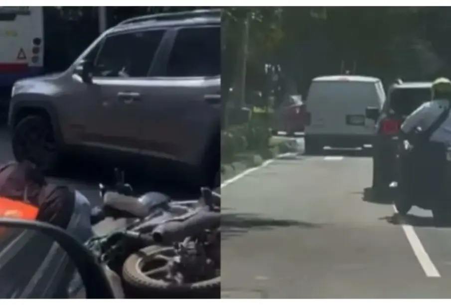 Captan a mujer arrollando a un repartidor y darse a la fuga en CDMX: la apodan “Lady Jeep” (VIDEO)
