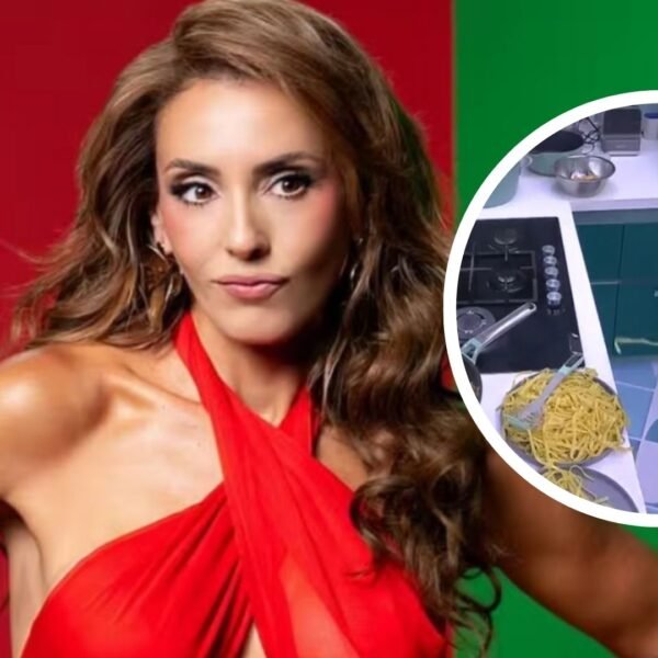 Mar Contreras recoge pasta del piso y se la sirve a Priscila en La Casa de los Famosos México 3