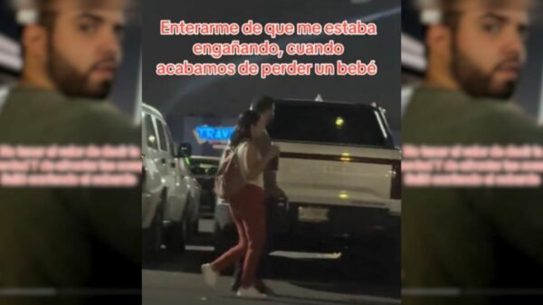 Video: Mujer confronta a su pareja infiel tras pérdida de su bebé