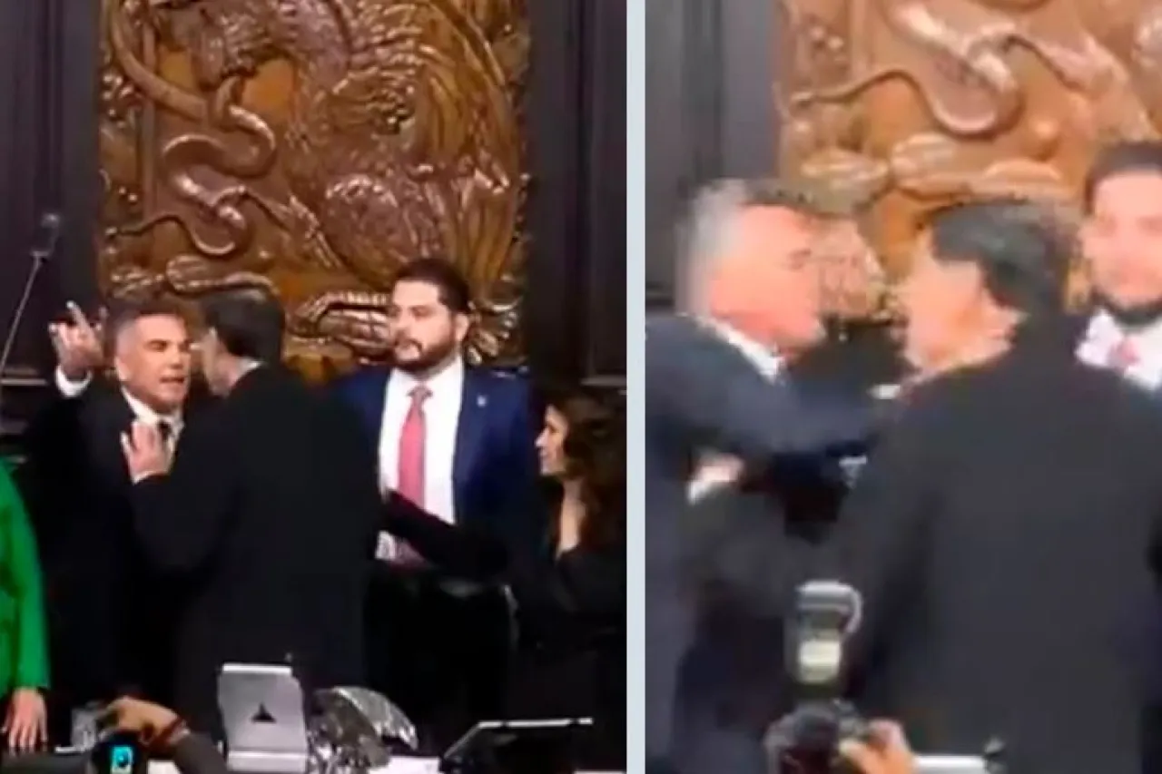 Noroña y 'Alito' Moreno se enfrentan tras sesión del Senado