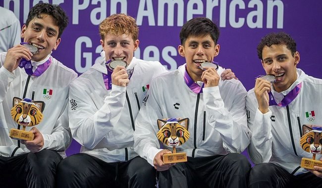 México obtiene 15 medallas y finaliza en el Top 3 de la natación en Asunción 2025