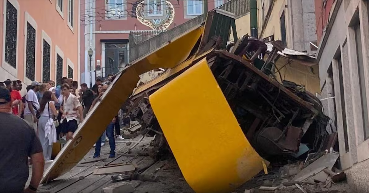 Tragedia en Lisboa: al menos 15 muertos y 18 heridos deja accidente de funicular