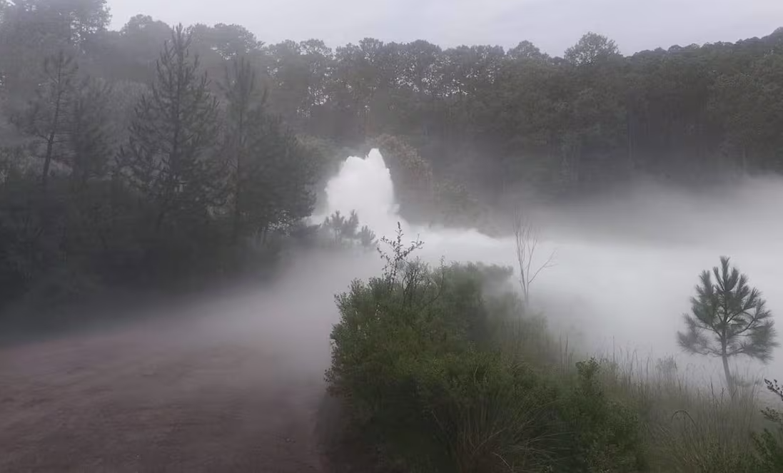 Por extensa fuga de gas LP, desalojan dos comunidades de Tlaxcala