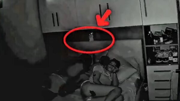 Video muestra a muñeco Labubu moviéndose y saltando sobre un niño mientras dormía