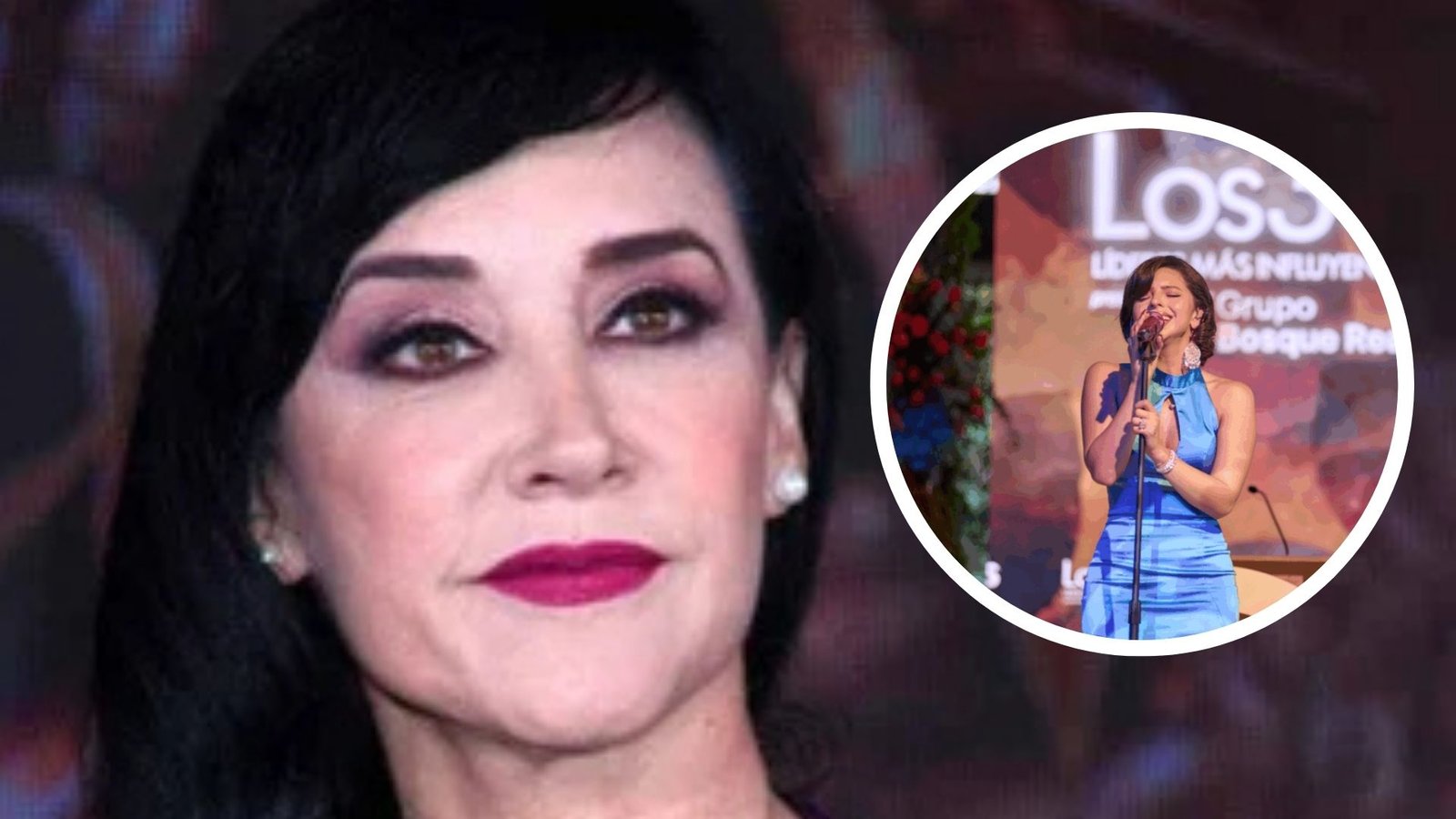 Captan gesto de Susana Zabaleta mientras Ángela Aguilar canta “Paloma Negra” en evento de líderes