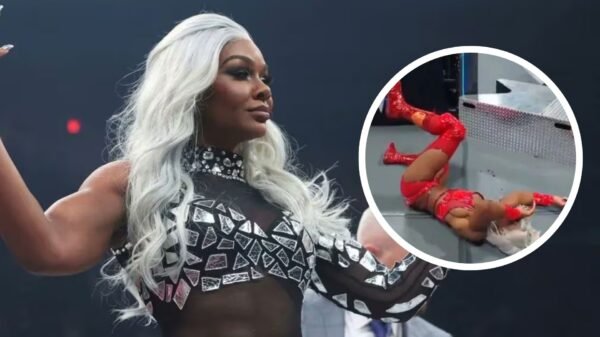 Jade Cargill sufre grave herida tras golpe con escaleras en WWE SmackDown