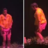 Bad Bunny se lesiona la rodilla en pleno concierto (VIDEO)