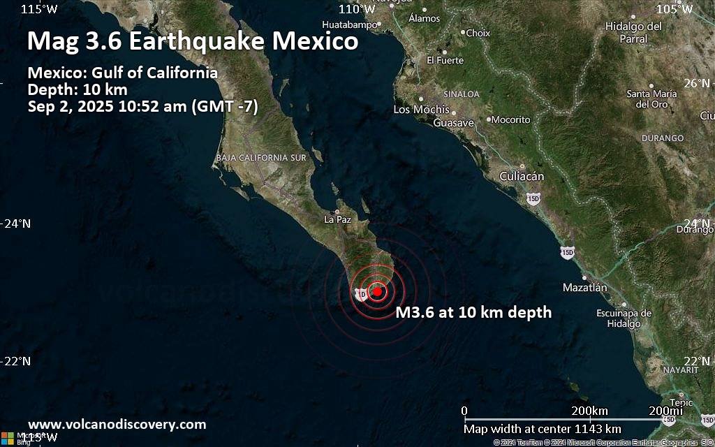 Sismo de 4.3 sacude San José del Cabo; vecinos desalojan casas y oficinas por precaución