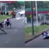 Atletas en silla de ruedas caen por baches en el Maratón de CDMX 2025 (VIDEO)
