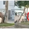 Chofer de combi es captado golpeando a un taxista con discapacidad, en Cancún