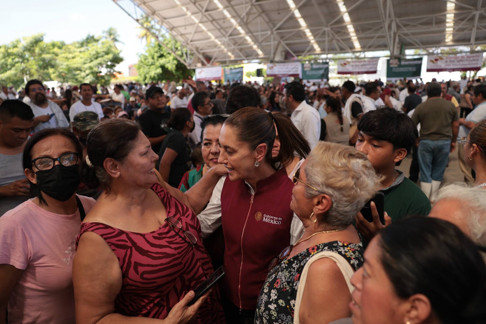 Sheinbaum reafirma compromiso con damnificados de Veracruz y Puebla: “No están solos”