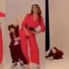 Cecilia Galliano tira a María Elena Saldaña “La Güereja” de un caderazo y desata polémica