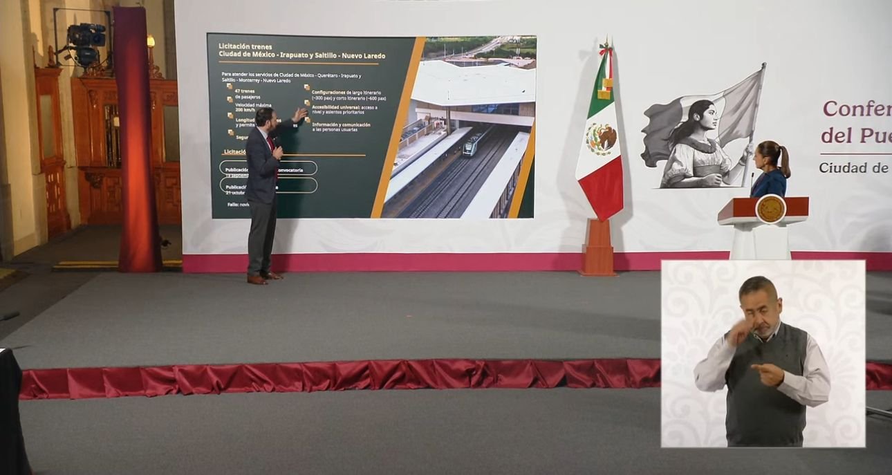 Nueva red ferroviaria avanza: Buenavista será el gran centro de conexión nacional