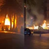 Registran fuerte incendio en restaurante La Soldadera, cerca al Monumento a la Revolución