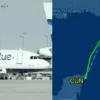 Vuelo proveniente de Cancún pierde altitud y aterriza de emergencia en EU; reportan heridos