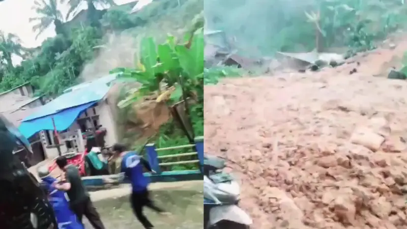 Una tragedia: madre e hijo mueren sepultados tras deslizamiento de tierra en Indonesia