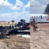 Avión con ministro del Congo se incendia al aterrizar; todos logran sobrevivir