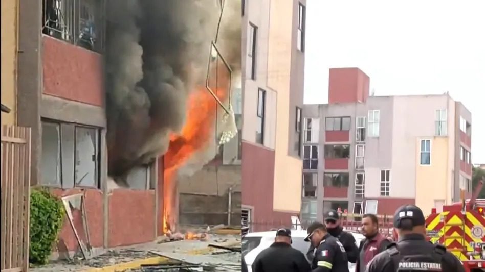 Explosión por acumulación de gas deja tres heridos en Tlalnepantla, Estado de México