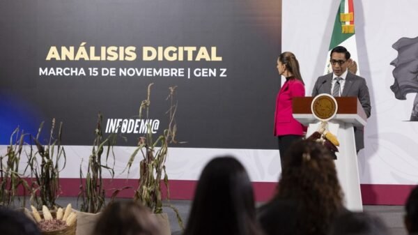 Sheinbaum acusa coordinación externa en marcha impulsada por jóvenes de la “Generación Z”