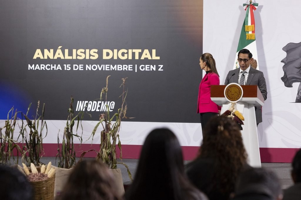 Sheinbaum acusa coordinación externa en marcha impulsada por jóvenes de la “Generación Z”