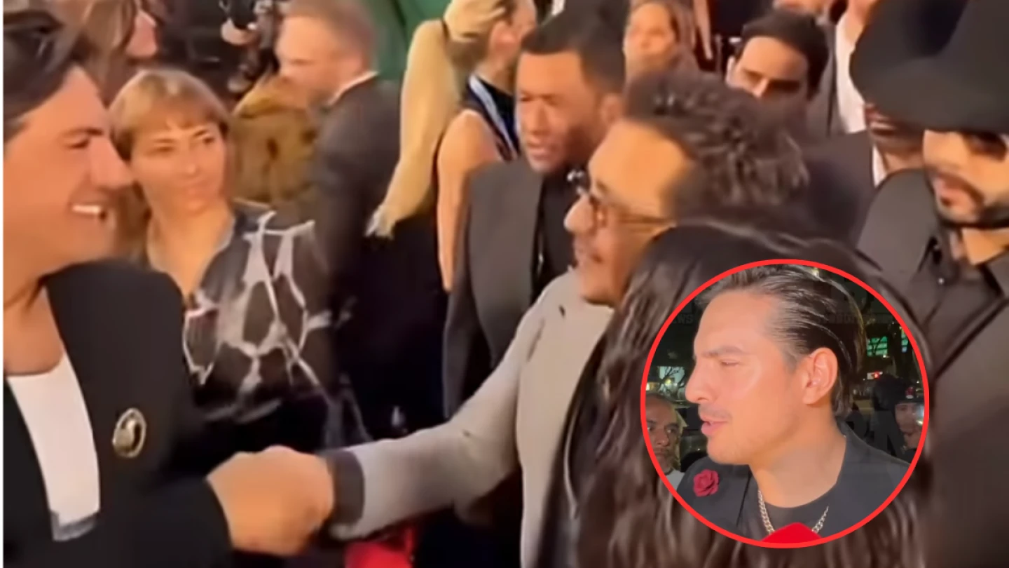 ¿Nodal celoso de Vadhir? Hijo de Derbez rompe silencio tras desplante de Ángela Aguilar en los Latin Grammy