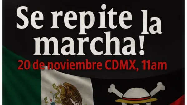 Generación Z llama a una segunda movilización nacional este 20 de noviembre