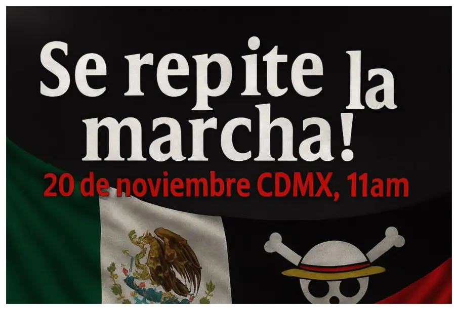 Generación Z llama a una segunda movilización nacional este 20 de noviembre