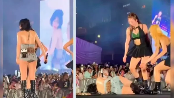 VIDEO: La idol de K-pop, Hyuna, se desploma en pleno escenario