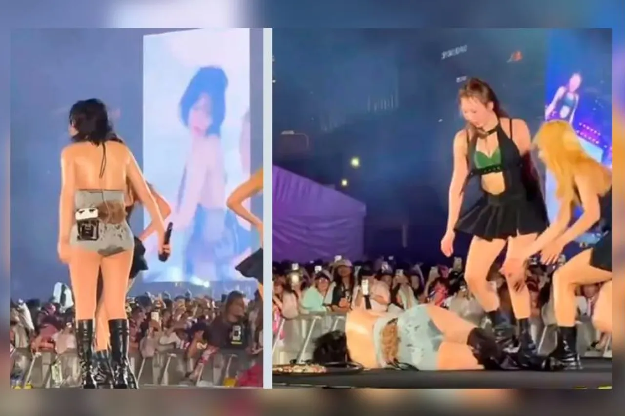 VIDEO: La idol de K-pop, Hyuna, se desploma en pleno escenario