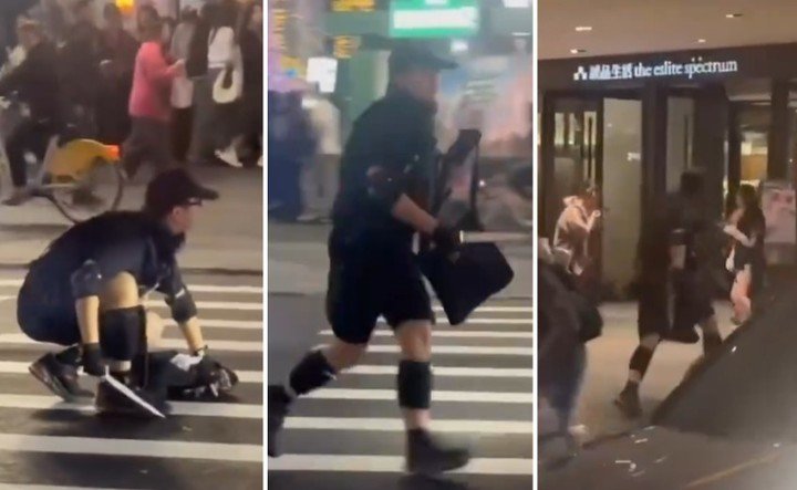 Taiwán: tres muertos en un ataque con cuchillo en las calles de Taipéi (VIDEO)
