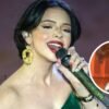 reacciones a Ángela Aguilar llorando durante su show