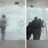 Viento derriba puerta en edificio Titanium de Cd. Judicial (VIDEO)