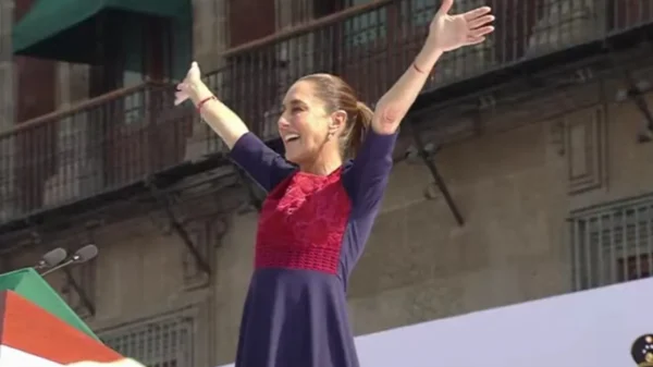 No vencerán al pueblo de México ni a su presidenta: Sheinbaum en el Zócalo