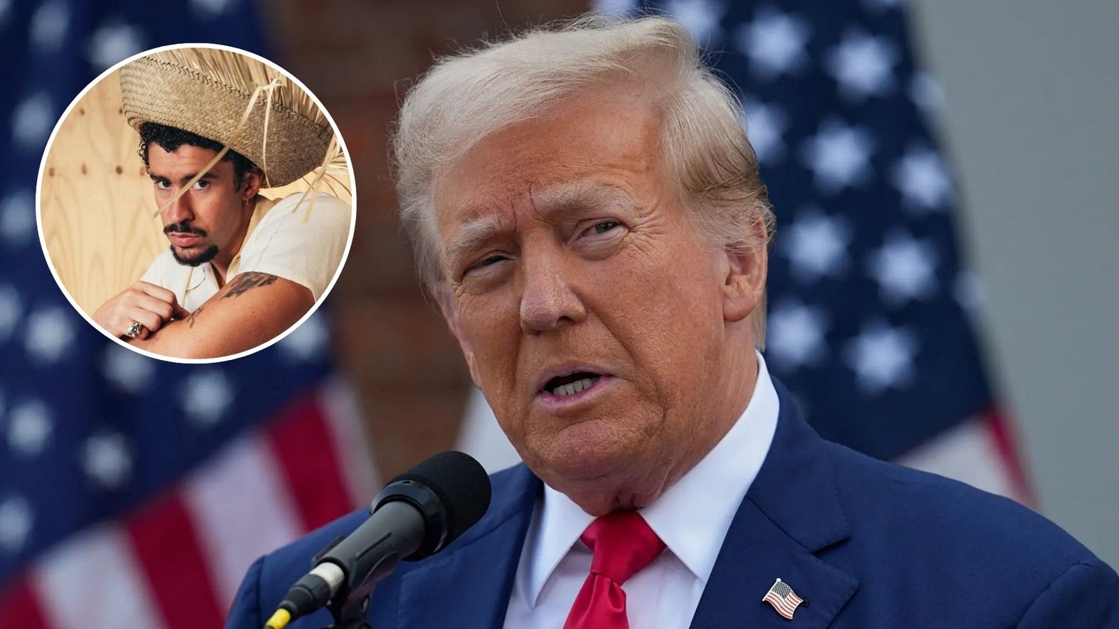 Trump rechaza a Bad Bunny y Green Day; descarta ir al Super Bowl