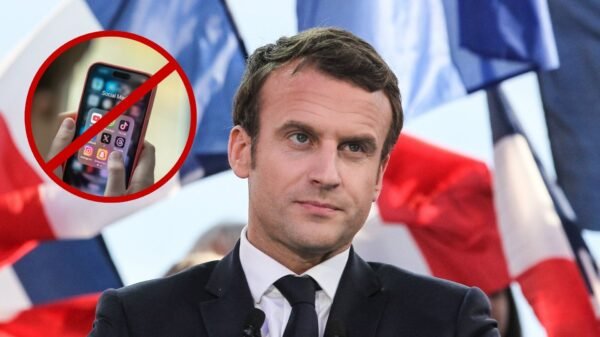 Macron acelera veto a redes para menores