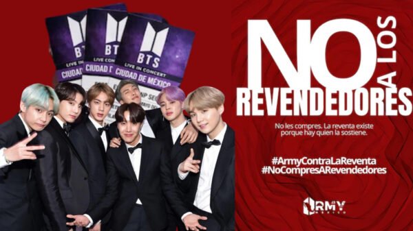 ARMY expone a revendedores tras caos en boletos de BTS