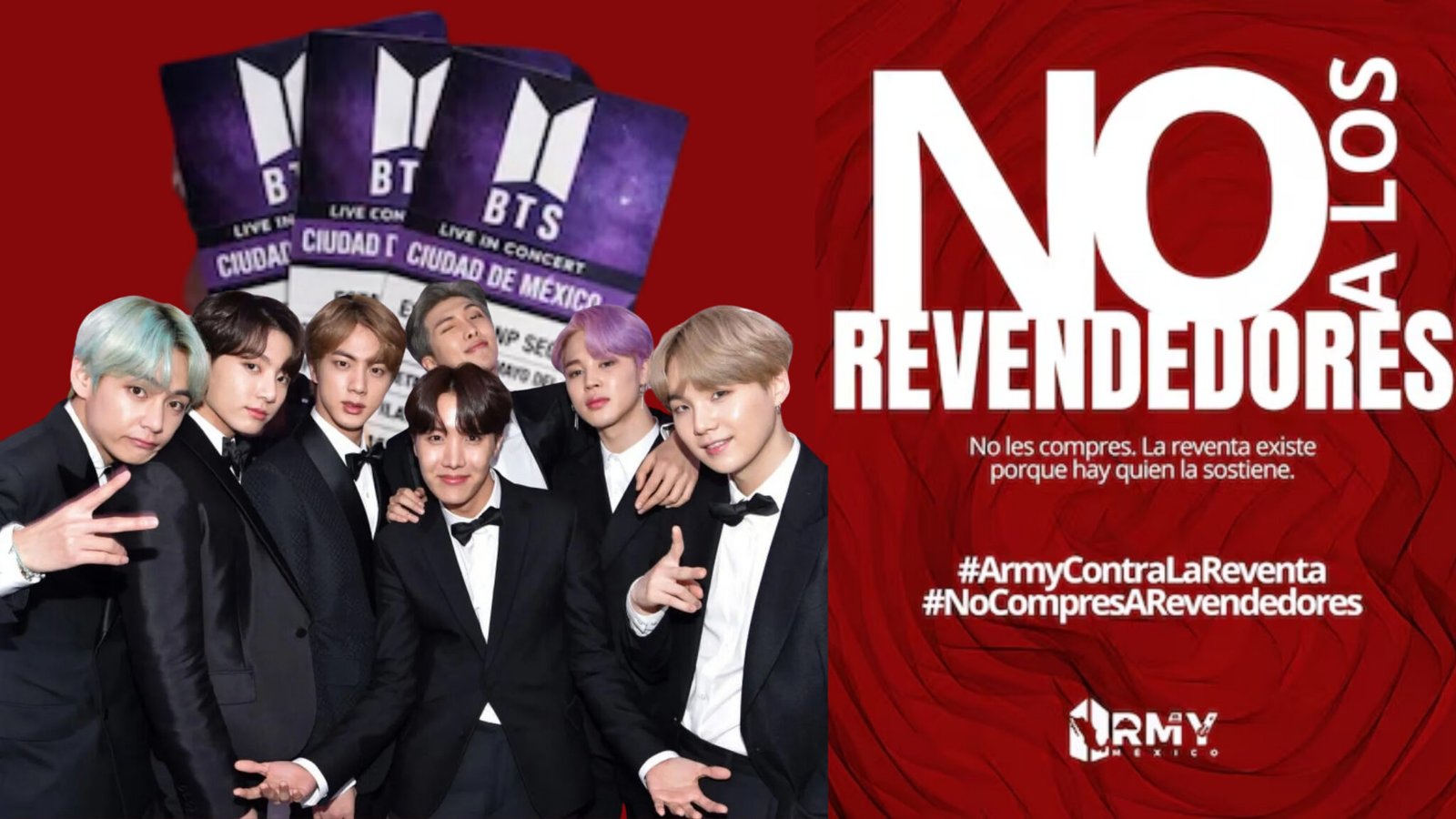 ARMY expone a revendedores tras caos en boletos de BTS