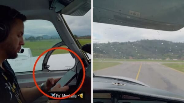Graban al piloto del avión donde murió Yeison Jiménez usando el celular antes de estrellarse | Video
