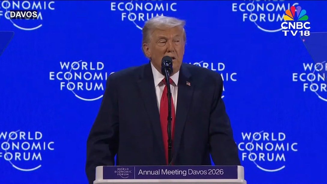 Trump confunde a Islandia con Groenlandia en su agresivo discurso en Davos