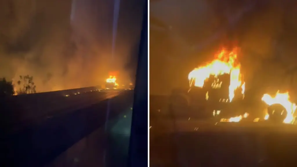 Explota pipa de gas LP en autopista México-Querétaro; provoca dos incendios