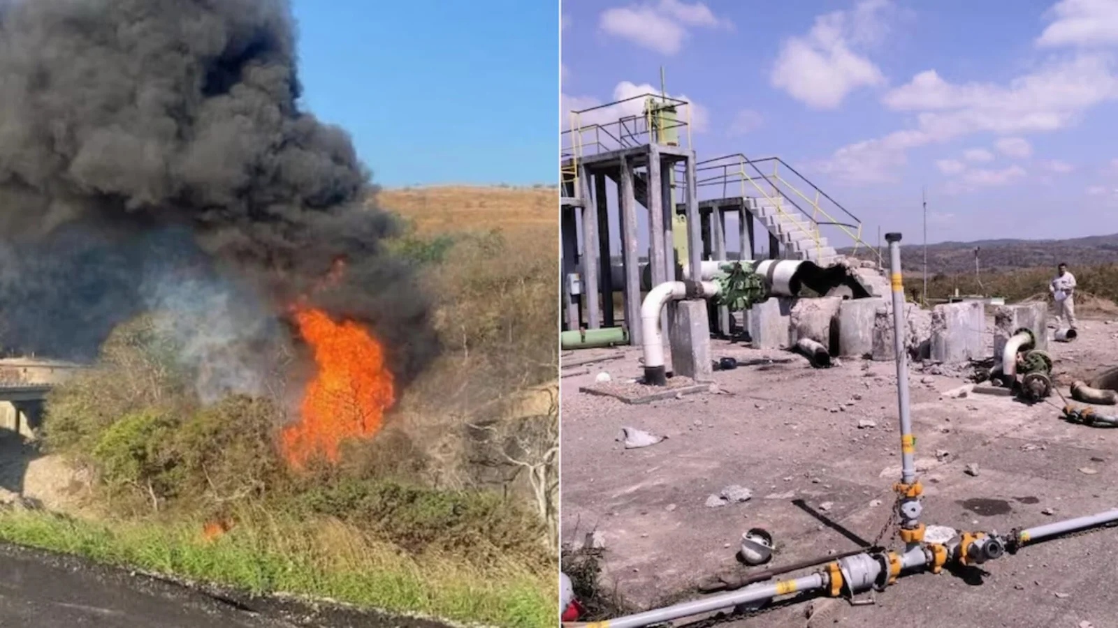 Explosión en ducto de Pemex en Oaxaca deja tres muertos y seis heridos